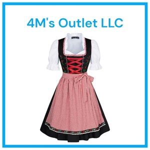 Traditional Red and Black Dress